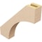Ekena Millwork 3-inch W x 16-inch D x 16-inch H Westlake Rough Cedar Woodgrain TimberThane Knee Brace, Primed BRCUR03X16X16WTLRCPR - alternate 4